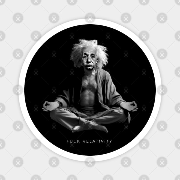 Zen Albert Einstein Magnet by Arturo Vivó